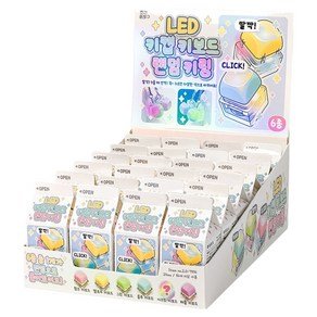 조선문방구 LED 키캡 키보드 키링, 랜덤발송, 24개 (27,880원)
