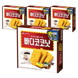 롯데웰푸드 빠다코코낫 오리지날, 300g, 4개 (8,910원)