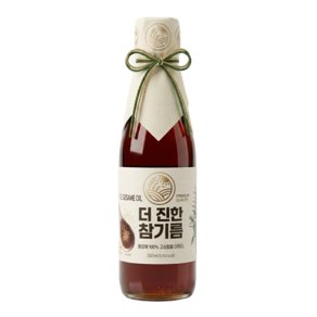 [들녘] 전통압착 더 진한 통참깨100% 참기름, 1개, 350ml (7,980원)