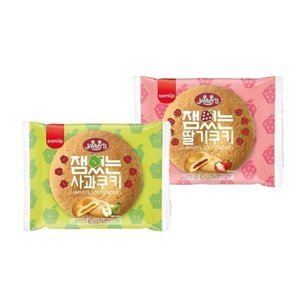 삼립 잼쿠키 75g 20입 2종 1박스 택(사과맛/딸기맛)(10,429원)