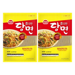 해표 쫄깃한 당면, 1kg, 2개 (9,140원) (와우무배)