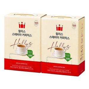 할리스 스테비아 커피믹스 100T×2 (32,498원/무료)
