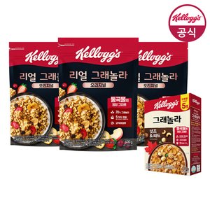 시리얼 리얼 그래놀라 오리지널 400g x 3개 + 넛츠앤씨드 그래놀라 220g (13,930원/무료)