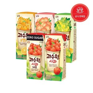 과수원 과일음료 5종 190ml 48팩 골라담기 (12,700원/무료)