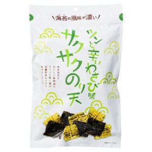 Maruka Food Expenses Rich Series 톡 쏘는 매운 와사비 바삭바삭한 김 튀김 스낵, 60g, 1개 (10,370원)
