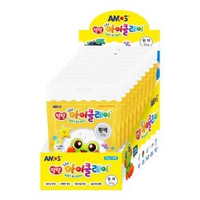 아이클레이 파우치 10p, 흰색, 50g, 10개 (13,680원)