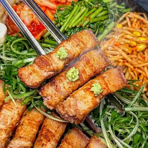 삼겹살+목살 구이용 세트 1kg (12,900원/무배)