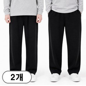 차쿠 1+1(2세트) 남여공용 트레이닝복팬츠 조거팬츠 일자 와이드 추리닝 슬랙스팬츠 작업바지 편의점바지 빅사이즈 (18,810원)