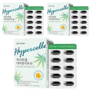 닥터린 하이퍼셀 대마종자유 알파, 30정, 3개 (40,810원)
