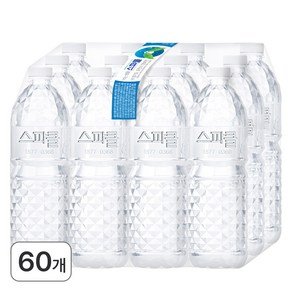 스파클 무라벨 천연암반수 안전한생수 깨끗한물 미네랄워터, 1L, 60개 (21,870원)