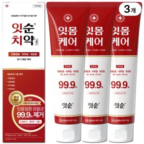 잇순 잇몸붓기 염증 예방 특허성분 콜라겐 프로폴리스 병풀 고불소 잇몸 치약, 3개 (20,390원)