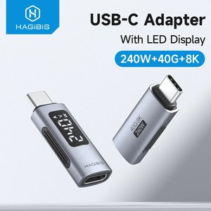 하기비스 LED 디스플레이 240W USB C 어댑터 (3원 / 무료 / 직배가능)