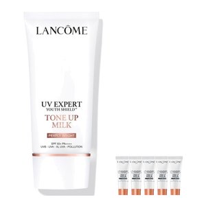 Lancome UV 엑스퍼트 유스 쉴드 톤업 밀크 펄리 브라이트 선크림 SPF50+ PA++++, 50ml, 1개 (84,150원)
