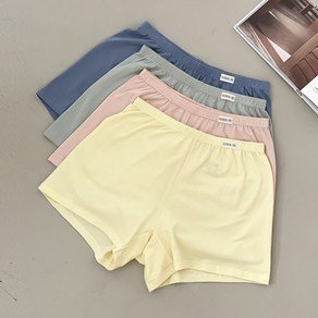 디디오 플립더플랫 여성 코튼 사각팬티 트렁크 4종 세트 데일리 부드러운 면 쾌적한 통기성 사각 박서 윤슬 (17,000원)