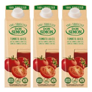 돈시몬 착즙 100% 토마토주스 1L 3팩 (12,900원) (무료)