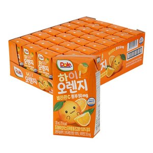 돌 하이 오렌지 주스 120ml X 32개 (16,570원/무료)