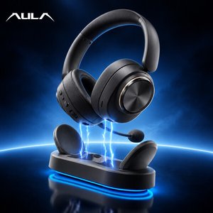 AULA 독거미 G7 Pro V2 게이밍 무선헤드셋 충전독포함(46,900원/무료)