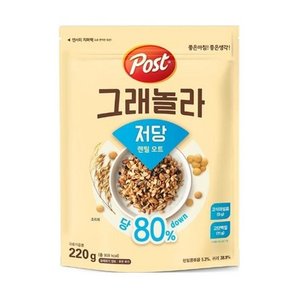 포스트 그래놀라 저당 렌틸오트, 4개, 220g (6,880원)