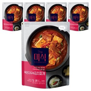 더미식 묵은지두부김치찌개, 350g, 5개 (10,240원)