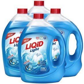 액체세제 빨래세제 실내건조 중성 액체 세탁 세제, 4개, 2.5L (7,560원)
