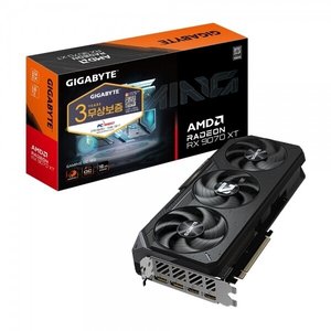 기가바이트 RX 9070XT GAMING OC D6 16GB 피씨디렉트 (1,066,000원/무료)