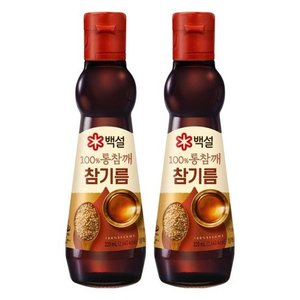 백설 100% 통참깨 참기름, 320ml, 2개 (11,300원) (무료배송)