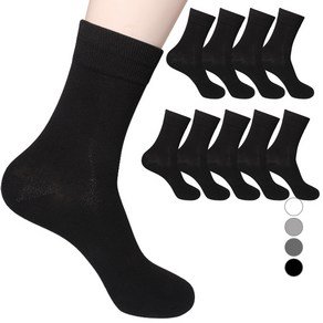 두발로 남성용 프리미엄 무지 중목 양말 10켤레 (10,900원)