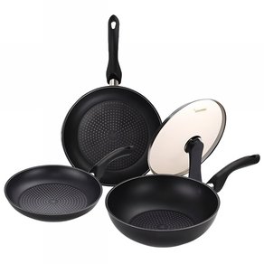 해피콜 매시브 다이아몬드 IH 프라이팬 4종세트, 1개, 28cm (86,000원)