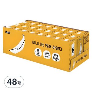 바나나는원래하얗다 우유, 190ml, 48개 (19,750원)