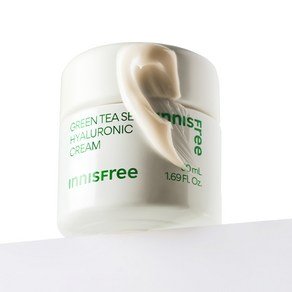 이니스프리 [비건뷰티] 이니스프리 그린티 씨드 히알루론산 고수분 크림, 50ml, 1개 (13,940원)