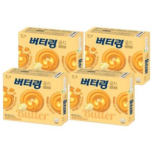 해태제과 버터링 골드, 194g, 4개 (8,070원)
