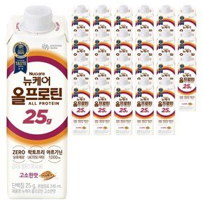 뉴케어 올프로틴 고소한맛, 245ml, 24개 (35,020원)