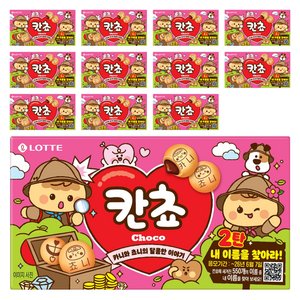 롯데웰푸드 칸쵸 초코, 54g, 12개 (8,250원) (무료)