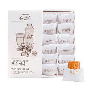 유밀가 수제 우유 약과 12개입, 360g, 1개 (19,520원)