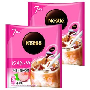 네슬레 피치 티 라테 포션 7개입 2봉 총 14개 (5,750원) (와우무배)