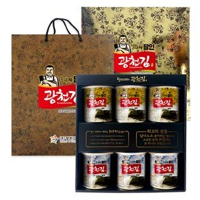 광천김 3대째 달인 캔김 혼합 선물세트 12호, 1세트 (28,900원)