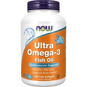 나우푸드 울트라 오메가 3 500 EPA 250 DHA 소프트젤, 180정, 1개 (34,110원)