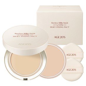 에이지투웨니스 실키 픽싱 팩트 파운데이션 14g + 리필 14g 세트, 21호, 1개 (18,800원)