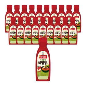 해찬들 사과듬뿍 비빔장, 470g, 20개 (76,730원)