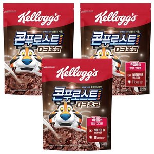 콘푸로스트 다크초코 시리얼, 550g, 3개 (14,700원/무료)