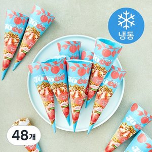 롯데웰푸드 JOEE 그릭요거트 피치콘 (냉동), 1개입, 150ml, 48개 (29,710원) (무료)