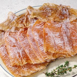 껍질벗겨 더 쫄깃한 몸통 건오징어 220g 최대 9미 (10,960원) (무료)