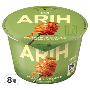 팔도 아리 모던누들 김볶음면 오리지널 컵 125g, 8개 (4,960원)