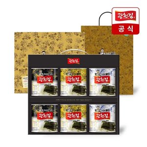 광천김 프리미엄 캔김 선물세트 6호 (캔김6캔+쇼핑백) (22,830원/무료)