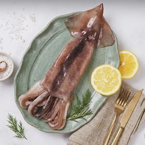 급랭 구룡포 자연산 손질 통오징어 220g 4팩 (14,520원) (무료)