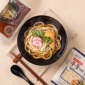 칠갑농산 우동 10인분 + 우동소스 10봉 (총10인분 세트) (9,880원) (무료)