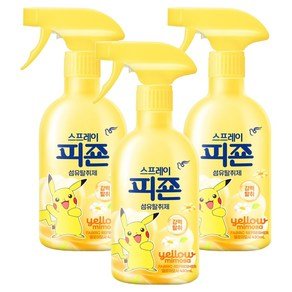 피죤 스프레이 강력 섬유탈취제 옐로미모사, 430ml, 3개 (9,980원)