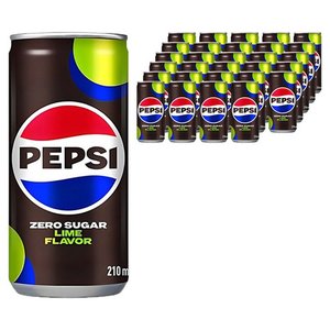 펩시 제로슈거 라임향, 210ml, 60개 (20,500원) (무료)