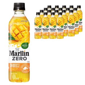 자연은 더말린 제로 애플망고, 500ml, 20개 (12,540원)