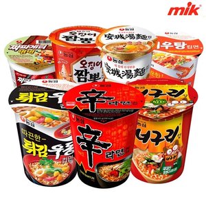 농심 컵라면 소컵 4종(신라면6+새우탕6+오짬6+튀김우동6) 총 24개 (18,990원/무료)